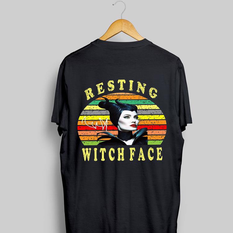 Vintage Resting Witch Face Signature Maleficent shirt 8