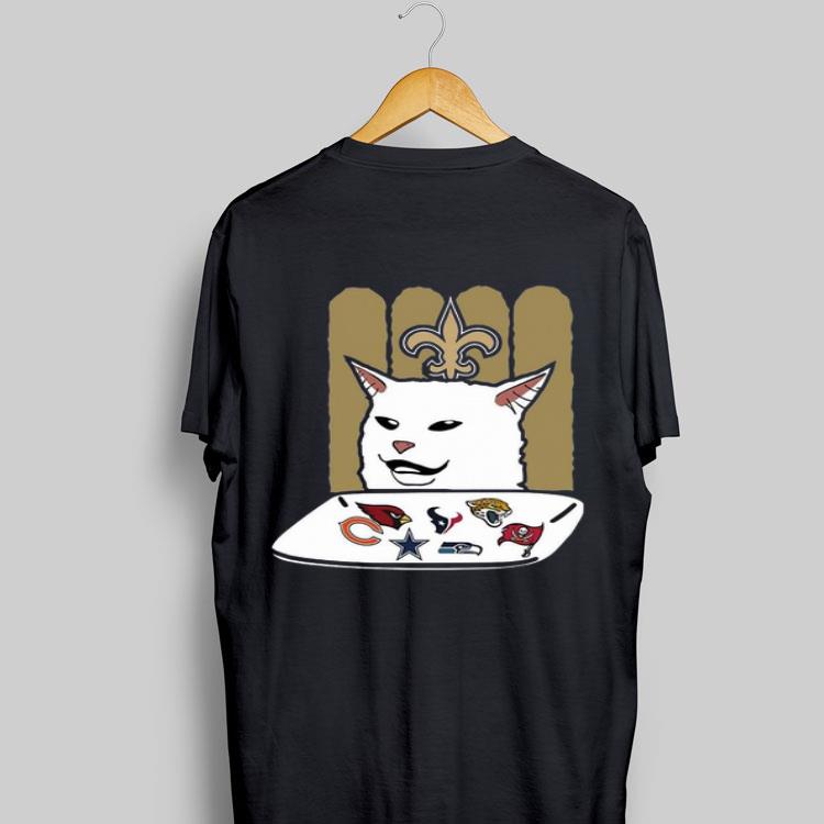 Woman Yelling At A Cat New Orleans Saints sweater 8