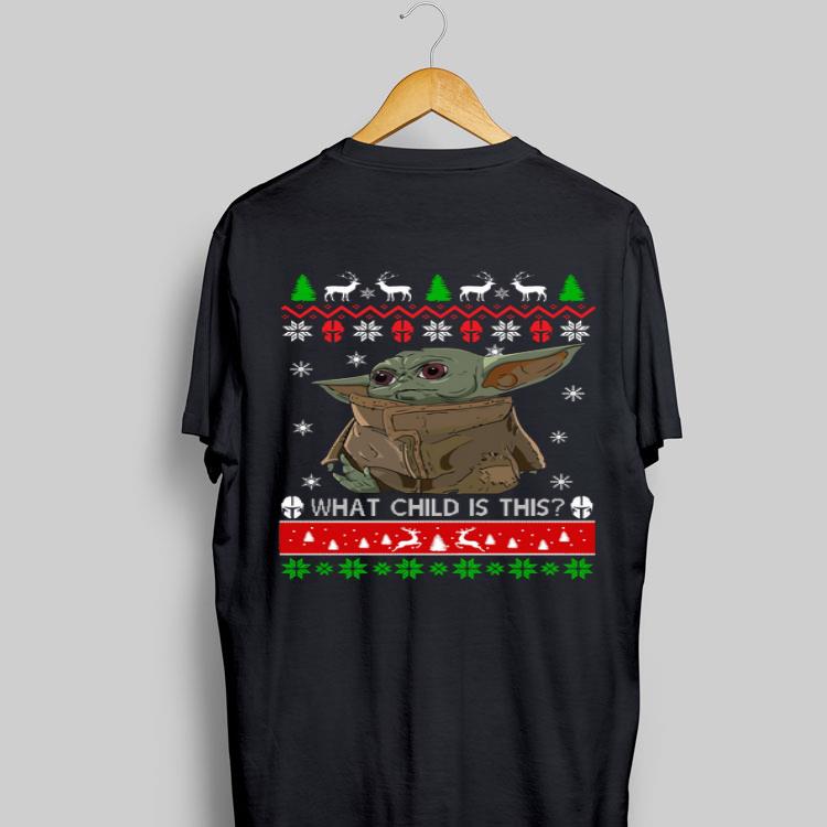 what child is this ugly christmas Baby Yoda shirt 8