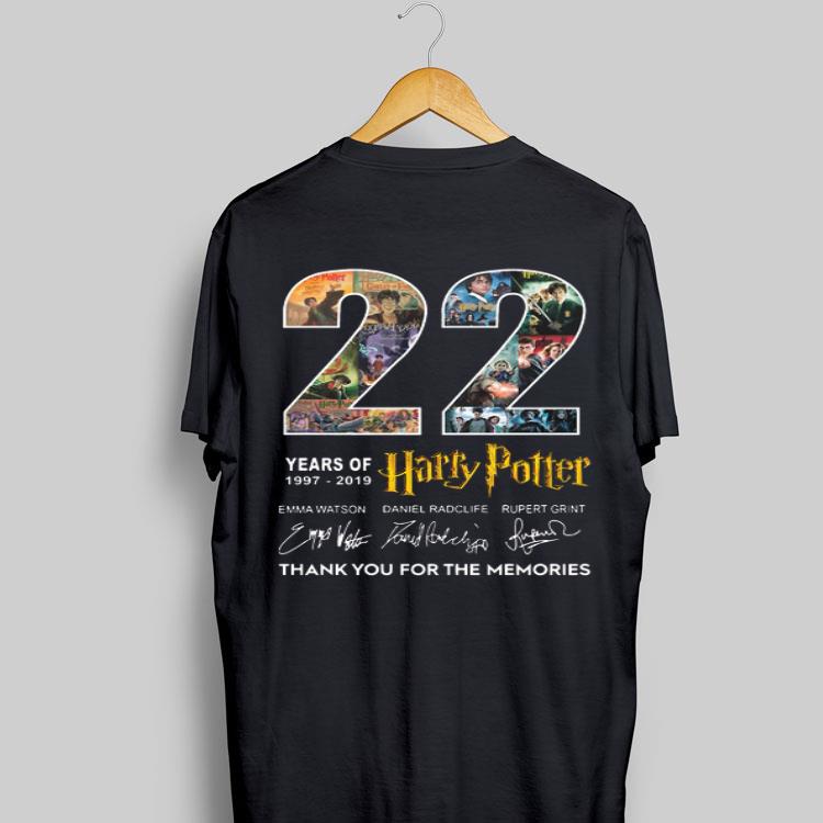 22 Years Of 1977-2019 Harry Potter Thank You For The Memories Signatures sweater 9