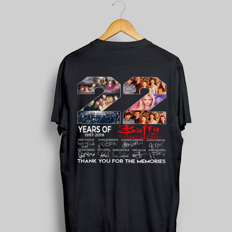 22 years of Buffy The Vampire slayer 1997-2019 thank you for the memories signatures sweater 6
