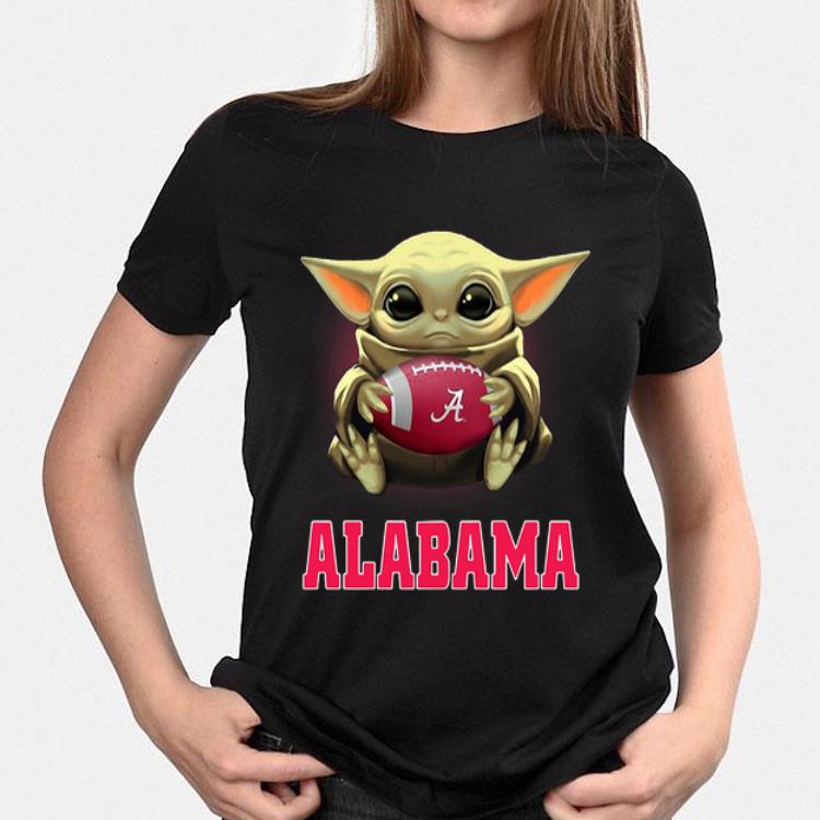 Baby Yoda Alabama Crimson Tide football shirt 3 Baby Yoda Alabama Crimson Tide football shirt 3