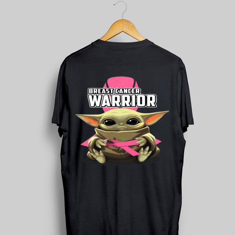 Baby Yoda Hug Breast Cancer Warrior shirt 8