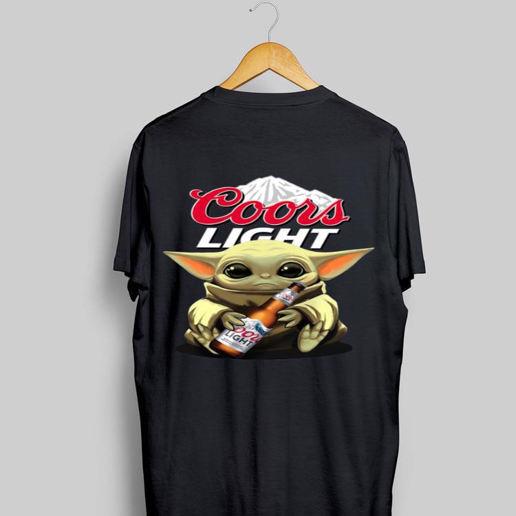 Baby Yoda Hug Coors Light shirt 8