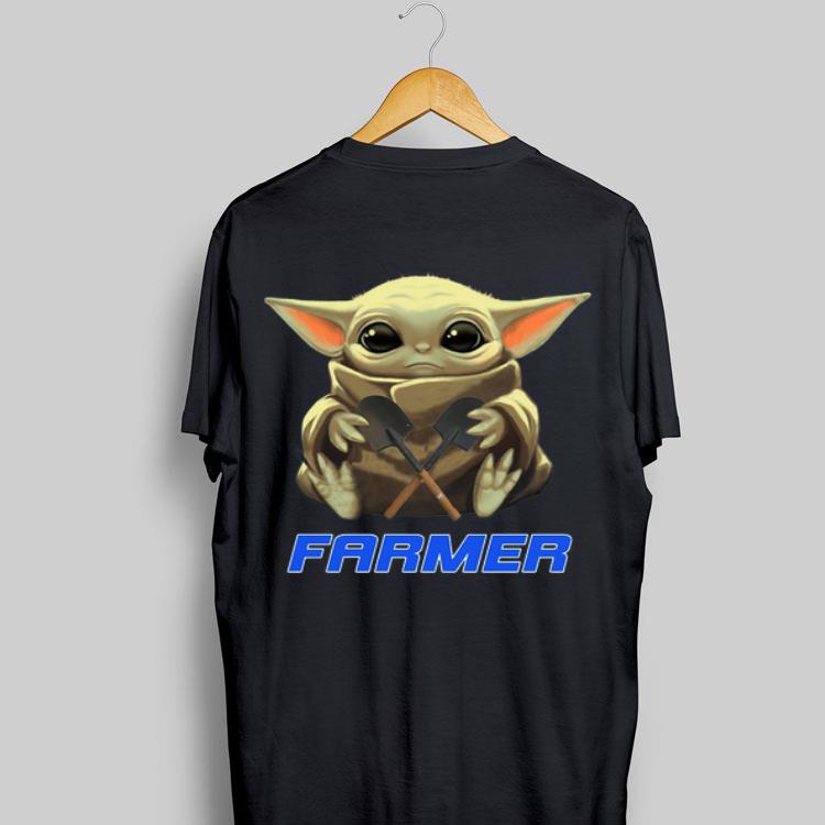 Baby Yoda Hug Farmer shirt 8