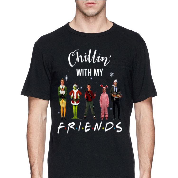 Chillin’ with my Friends Grinch Elf Home Alone Characters Christmas shirt 12 Chillin’ with my Friends Grinch Elf Home Alone Characters Christmas shirt