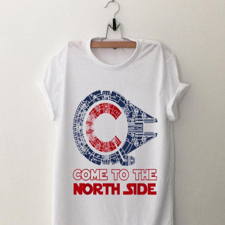 Come to the North side Star Wars Millennium Falcon Chicago Cubs sweater 9