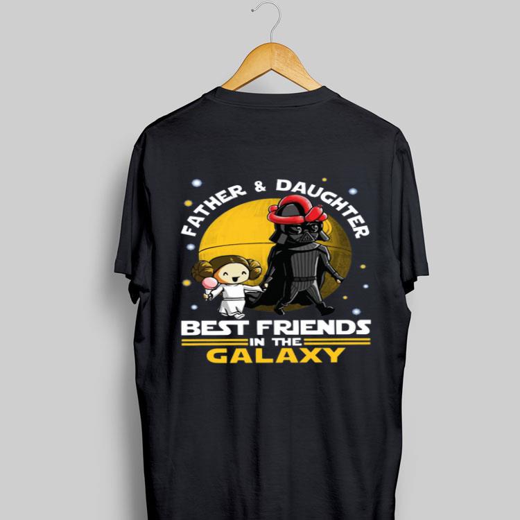 Darth Vader and Little Princess best friends in the Galaxy shirt 8