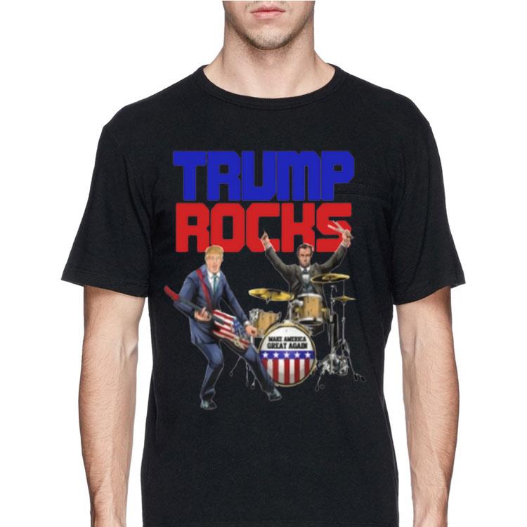 Donald Trump Rocks and Lincoln American flag veteran shirt 12 Donald Trump Rocks and Lincoln American flag veteran shirt