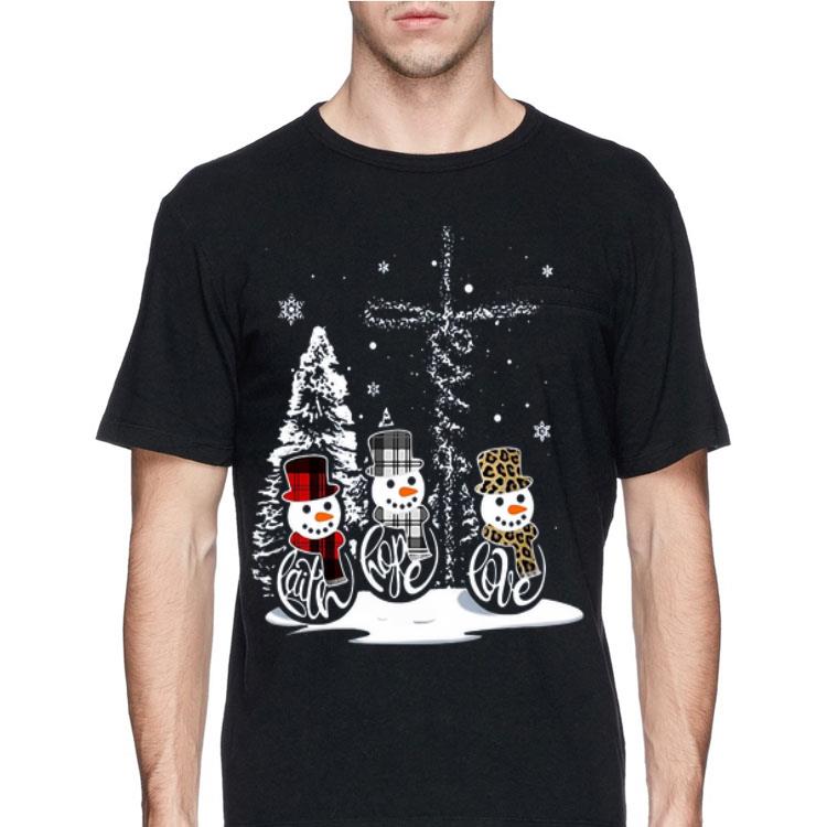 Faith Hope Love Snowman Christmas Jesus sweater 12 Faith Hope Love Snowman Christmas Jesus sweater