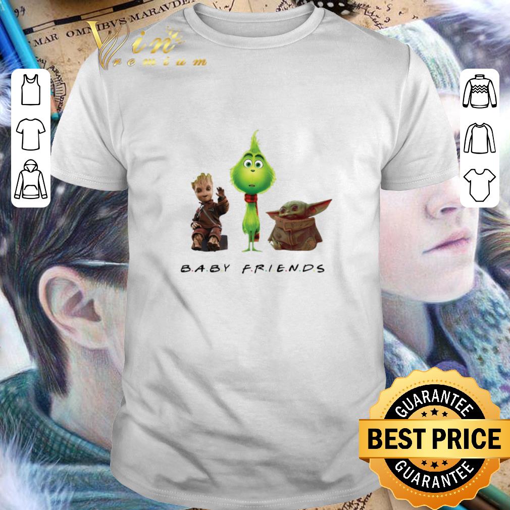 Hot Baby Friends Baby Yoda Baby Grinch And Baby Groot shirt 6