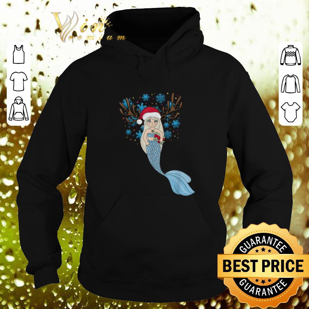 Hot Christmas Mermaids Santa Hat & Reindeer Antlers Gift shirt 10 Hot Christmas Mermaids Santa Hat & Reindeer Antlers Gift shirt
