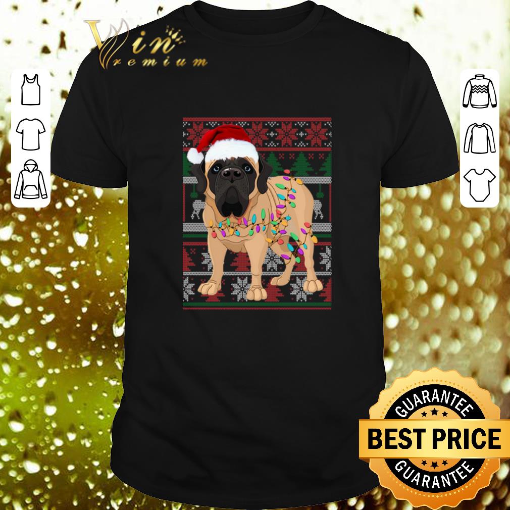 Hot English Mastiff Ugly Christmas sweater 9