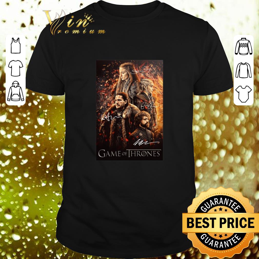 Hot GOT Daenerys Targaryen Melisandre Tyrion and Jon Snow signature shirt 7