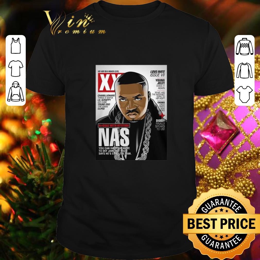 Hot Hip Hop On A Higher Level Young N Ggaz With Attitude Nas shirt 7