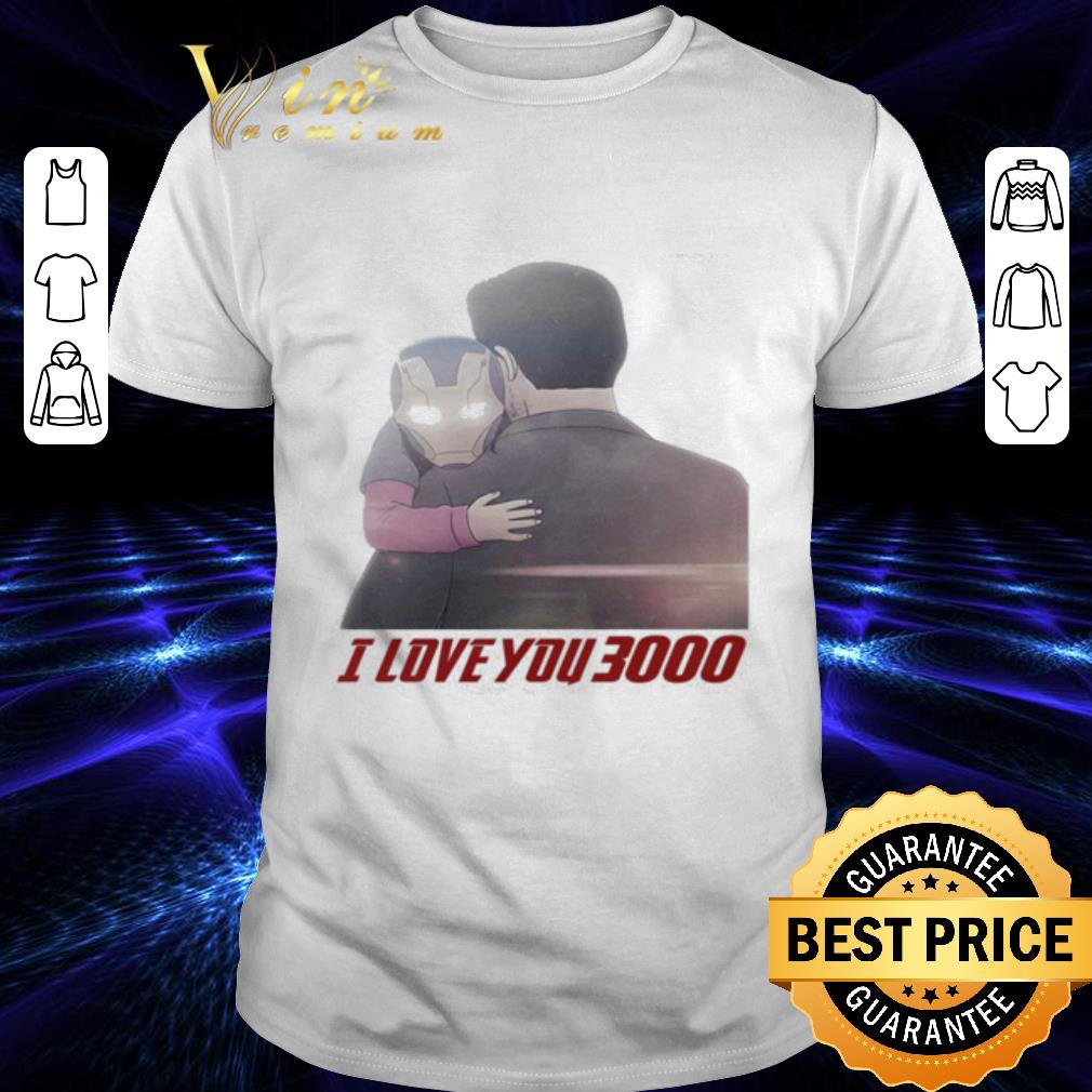 Hot Iron Man Morgan Stark I Love You 3000 shirt 6