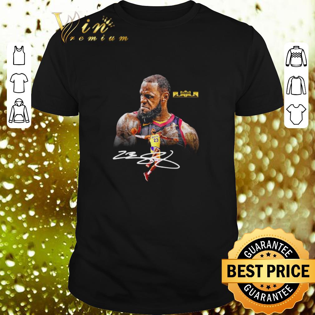 Hot Los Angeles Lakers Lebron James signature shirt 7