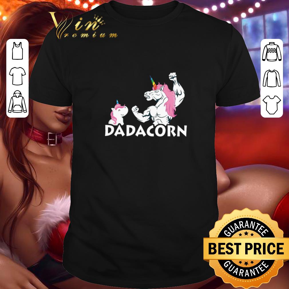 Hot Unicorn Dadacorn dad fathers day shirt 6