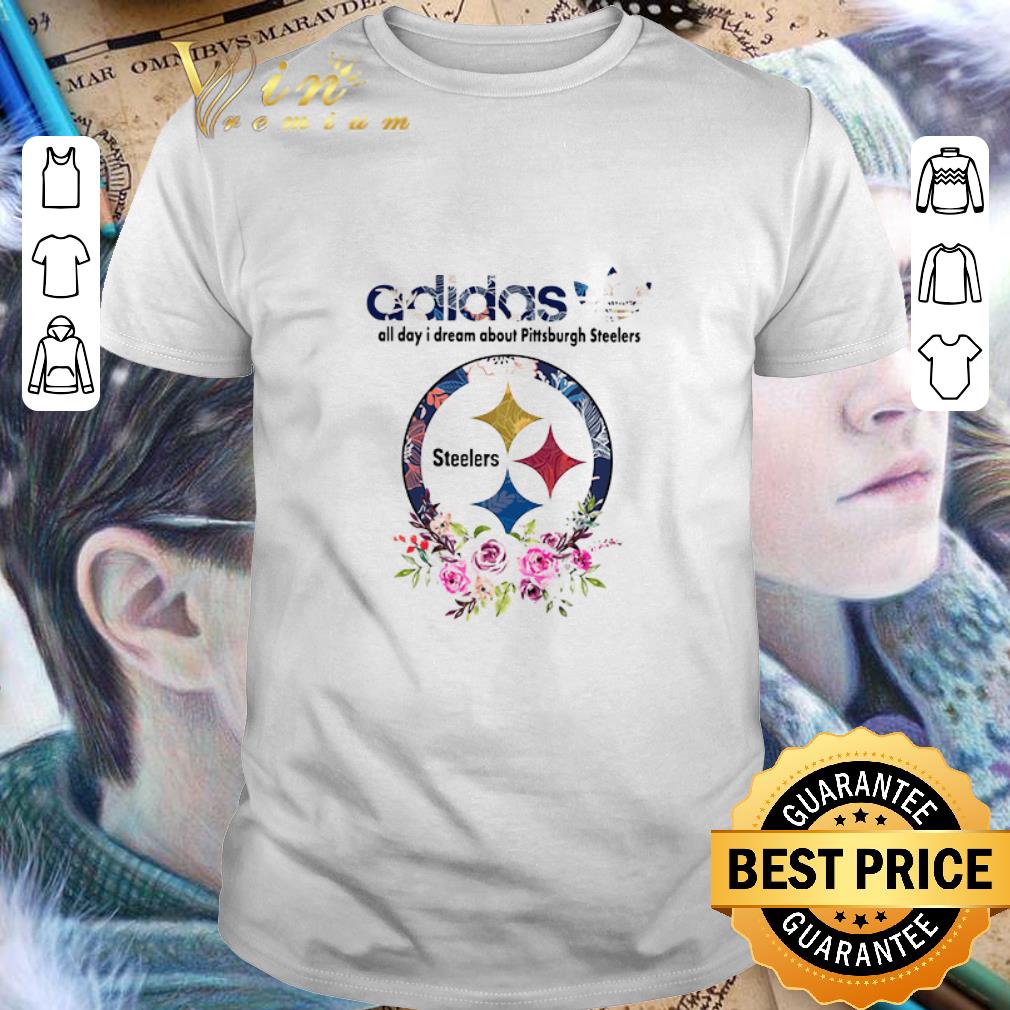 Hot adidas all day i dream about Pittsburgh Steelers shirt 7