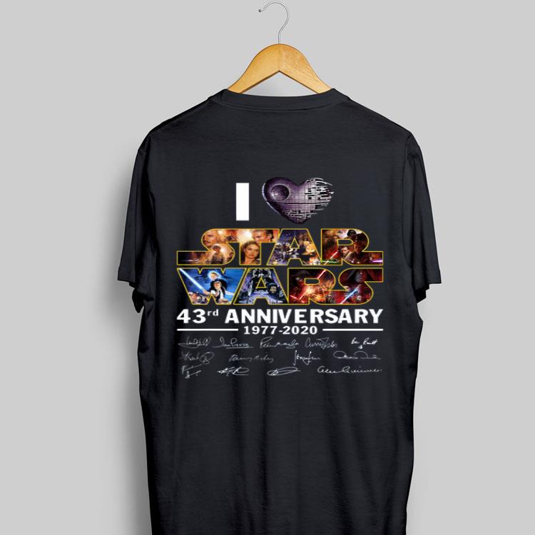 I Love Star Wars 43rd Anniversary 1977-2020 Signatures sweater 9