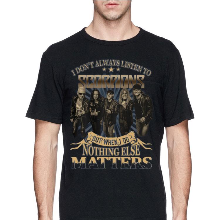I don’t always listen to Scorpions but when I do nothing else matter shirt 12 I don’t always listen to Scorpions but when I do nothing else matter shirt
