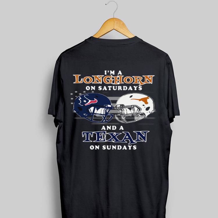 I’m a Longhorn on Saturdays and a Texan on Sundays shirt 9