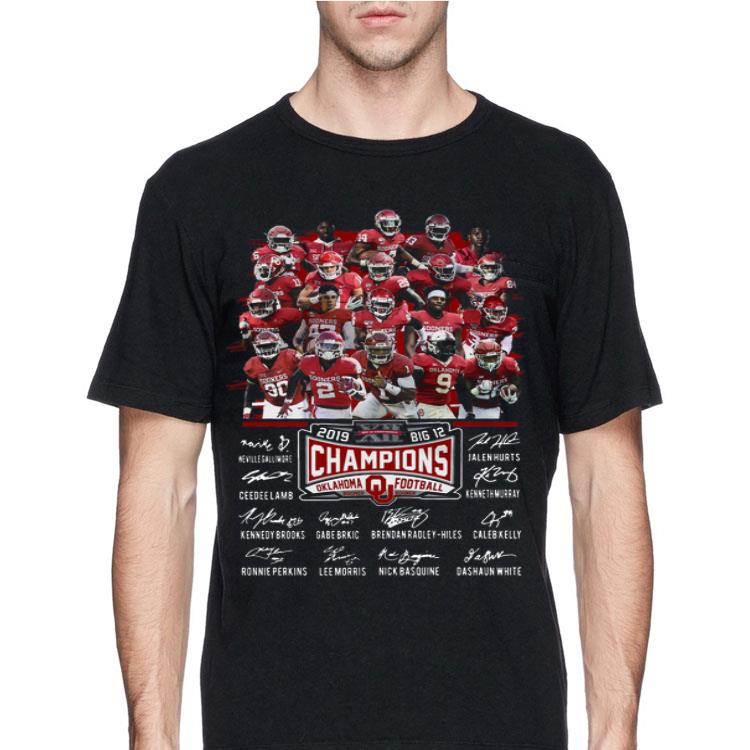 Oklahoma Boomer Sooner players 2019 big 12 champions sweater 12 Oklahoma Boomer Sooner players 2019 big 12 champions sweater