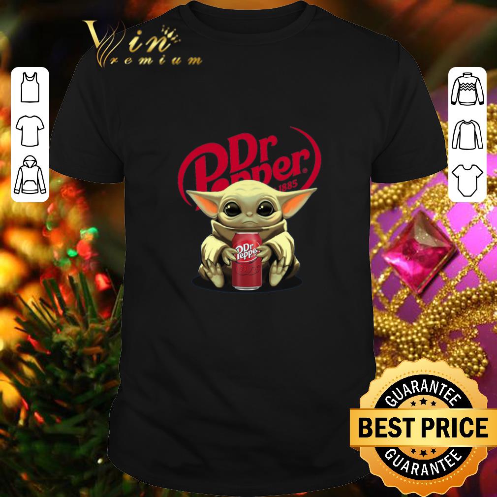 Original Baby Yoda hug Dr Pepper Star Wars Mandalorian shirt 8