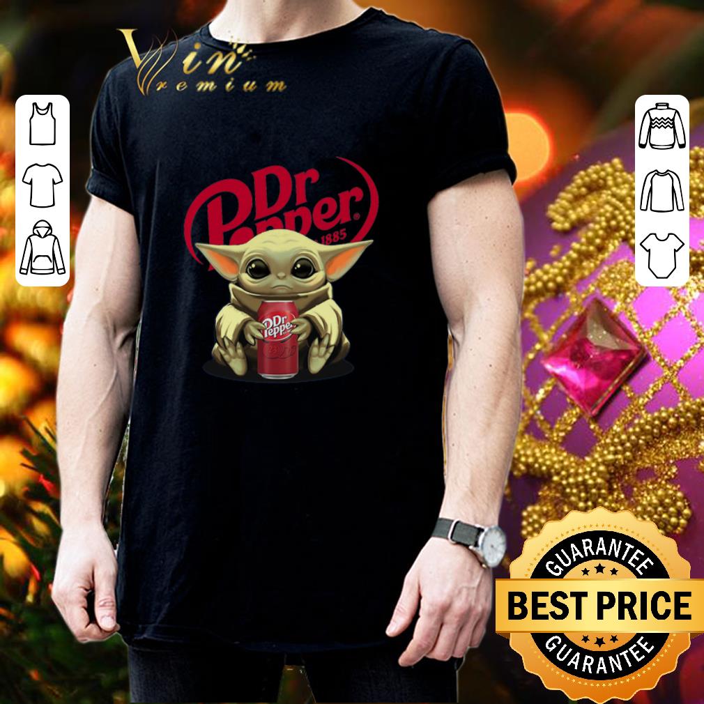 Original Baby Yoda hug Dr Pepper Star Wars Mandalorian shirt 3 Original Baby Yoda hug Dr Pepper Star Wars Mandalorian shirt 3