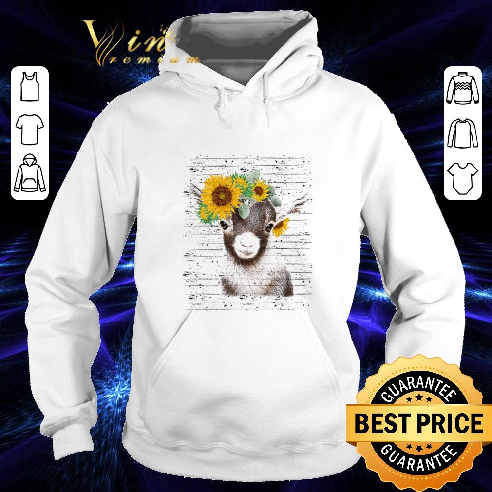 Original Baby goat sunflower shirt