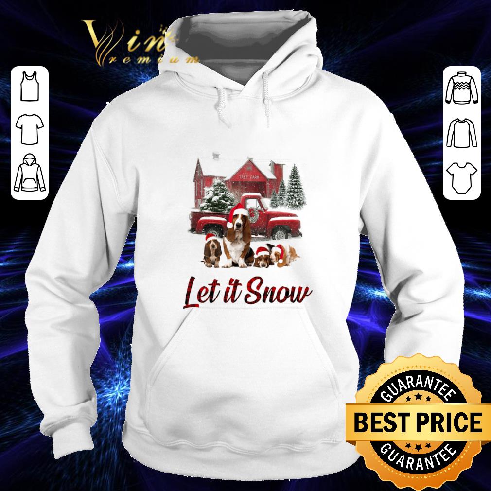 Original Basset Hound Let It Snow Christmas shirt 10 Original Basset Hound Let It Snow Christmas shirt