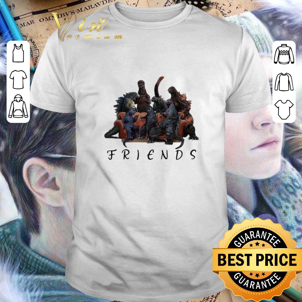 Original Godzilla Friends all godzillas movies shirt 7