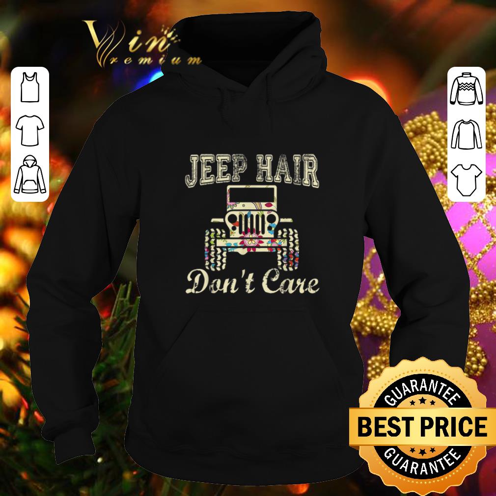 Original Jeep hair don't care flower shirt