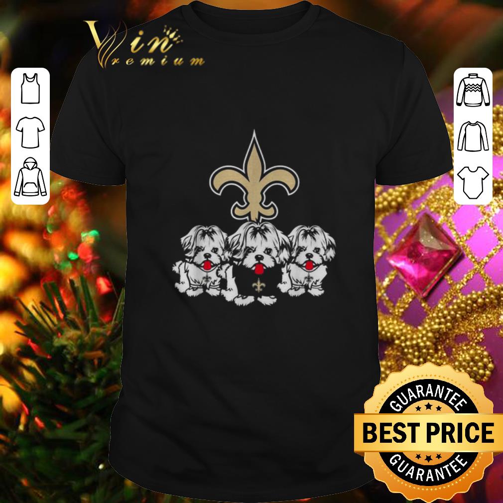 Original New Orleans Saints Shih Tzu shirt 6