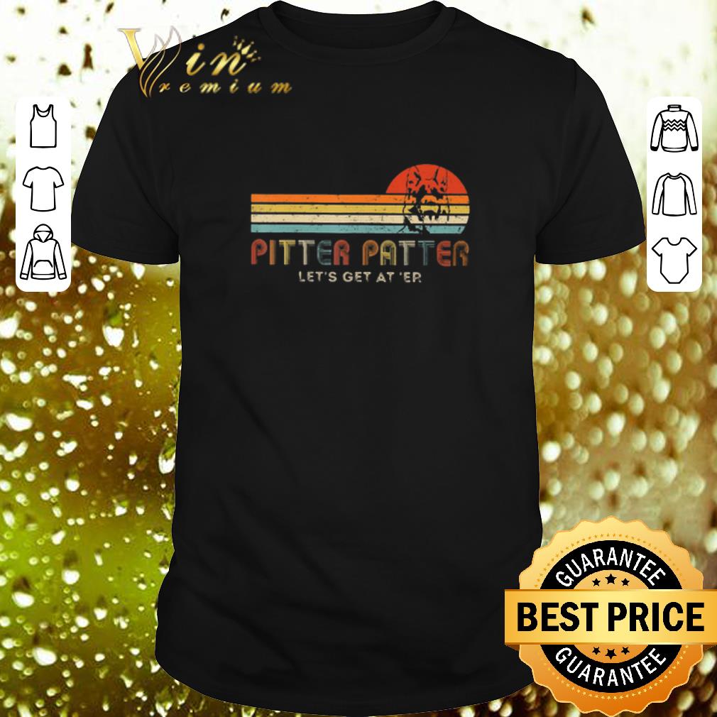Original Pitter Patter Let's Get At Er Vintage German Shepherd shirt 7