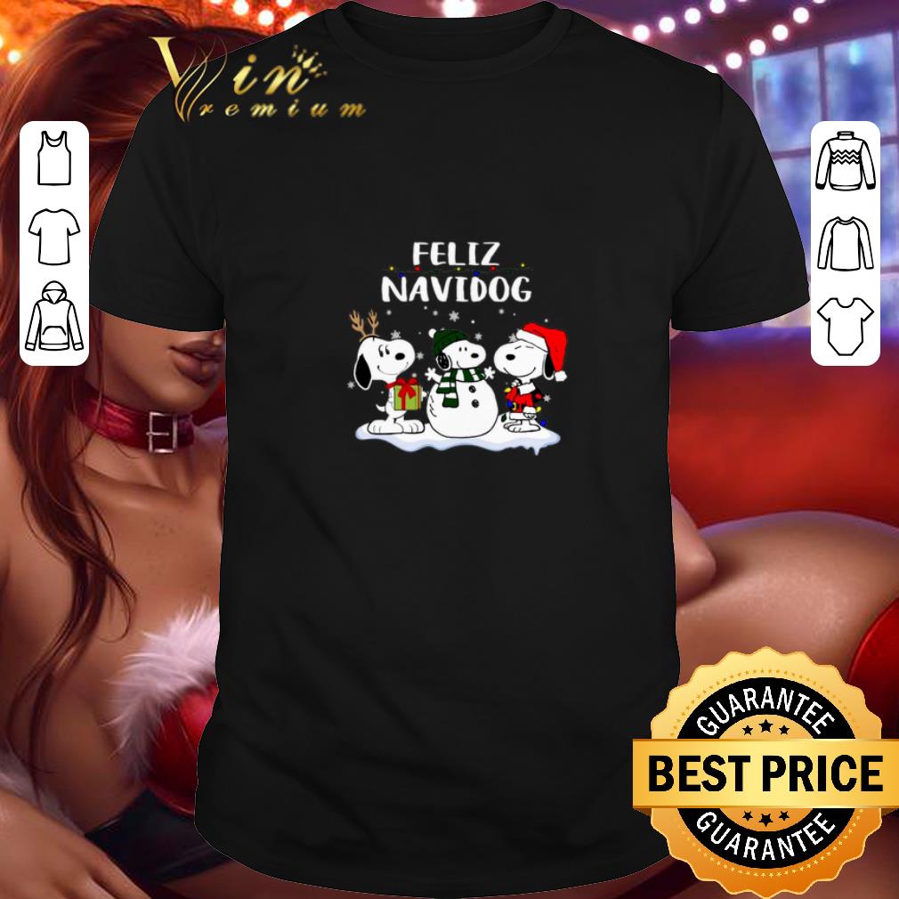 Original Snoopy Feliz Navidog Christmas shirt 6