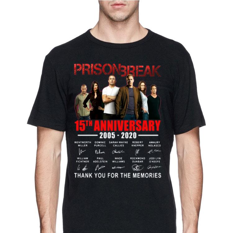 Prison Break 15th Anniversary Thank You For The Memories shirt 12 Prison Break 15th Anniversary Thank You For The Memories shirt