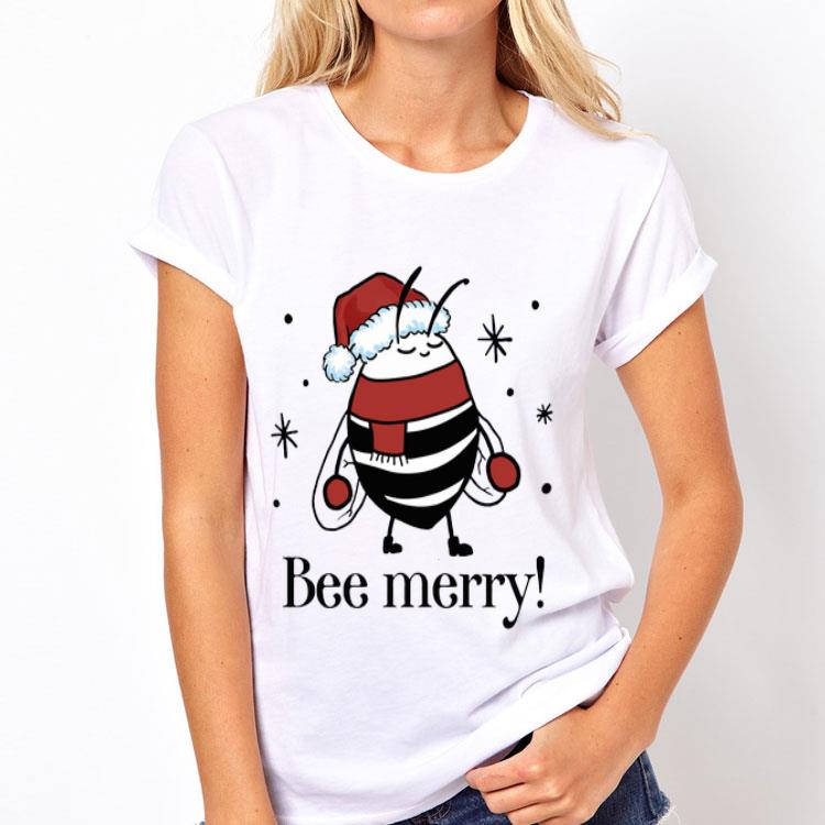 Santa Bee merry Christmas shirt 12 Santa Bee merry Christmas shirt