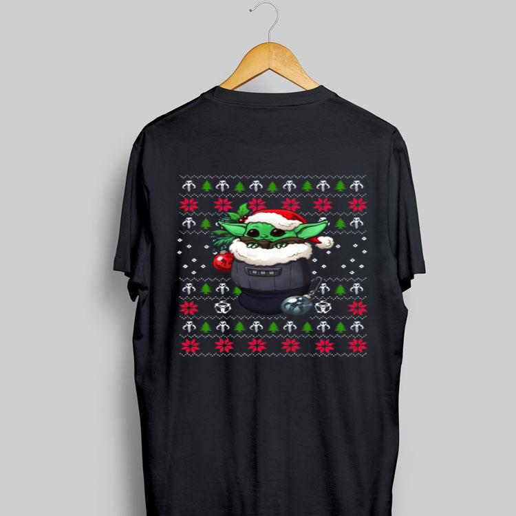 Santa Stocking Ugly Christmas Santa Baby Yoda sweater 8