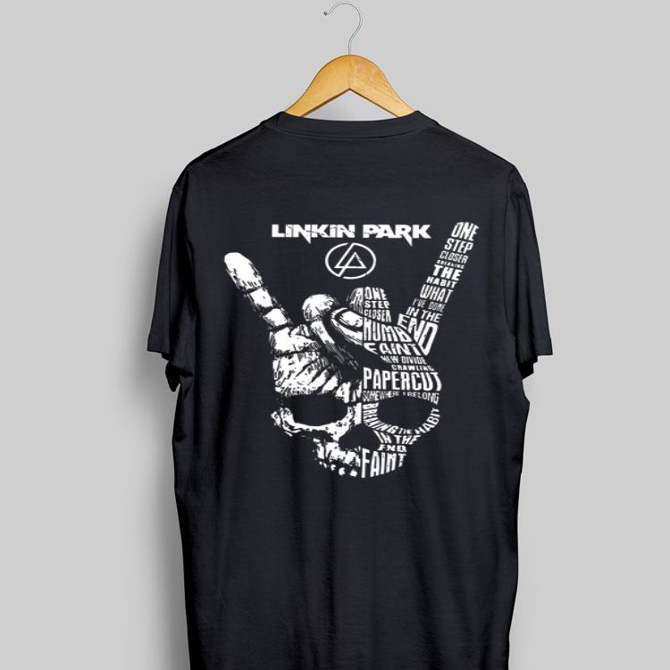 Skull Linkin Park one step closer breaking the habit I’ve done in the end shirt 9