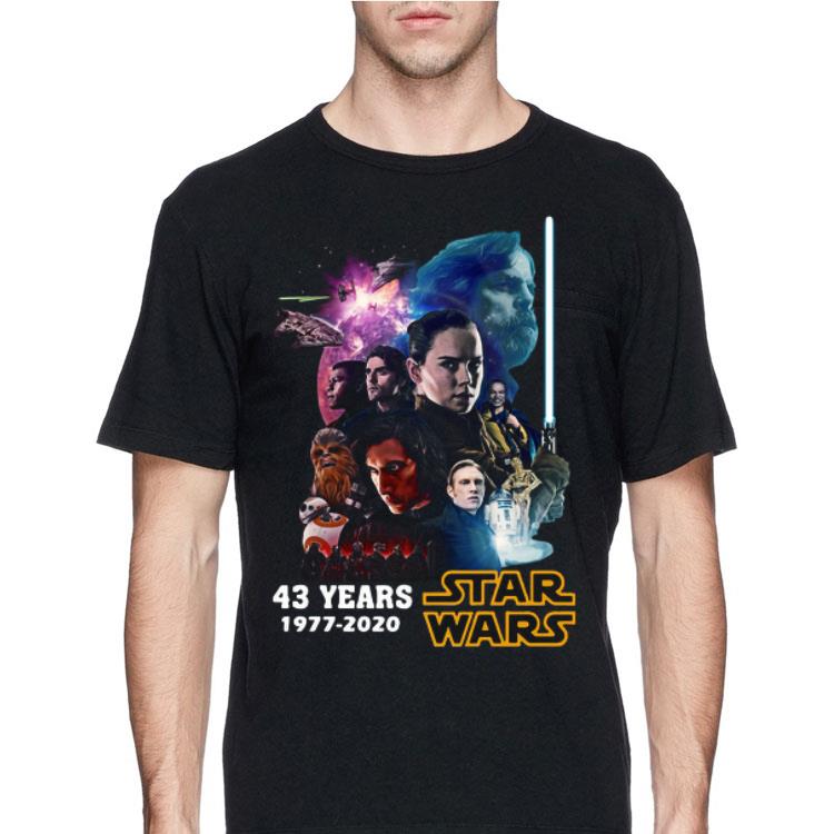 Star Wars Characters 43 Years 1977 2020 Signatures shirt 12 Star Wars Characters 43 Years 1977 2020 Signatures shirt