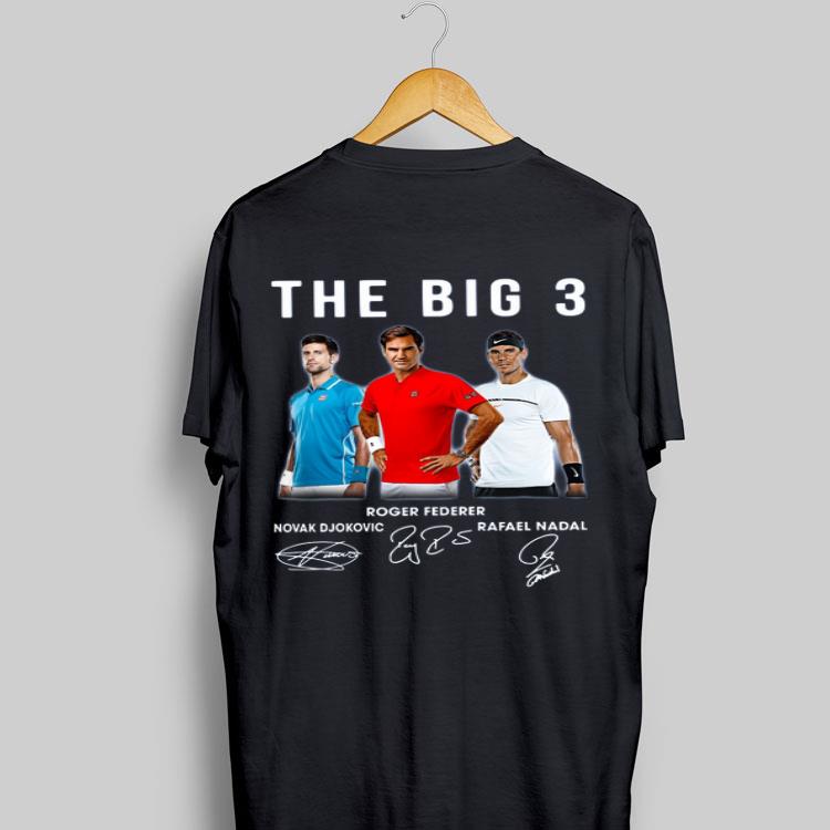 The Big 3 Novak Djokovic Roger Federer Rafael Nadal Signature shirt 8