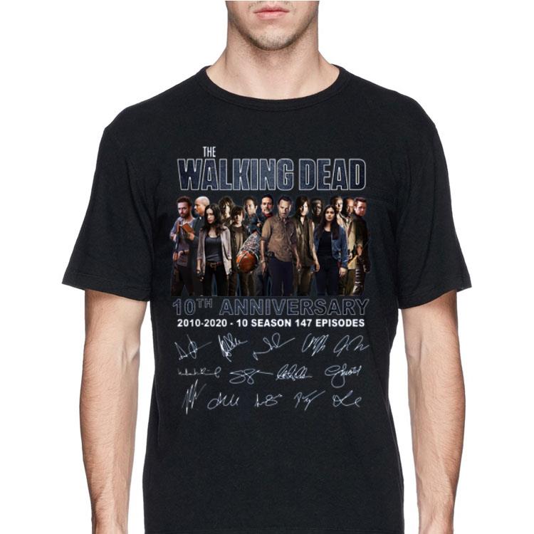 The Walking Dead 10th Anniversary Signatures sweater 12 The Walking Dead 10th Anniversary Signatures sweater