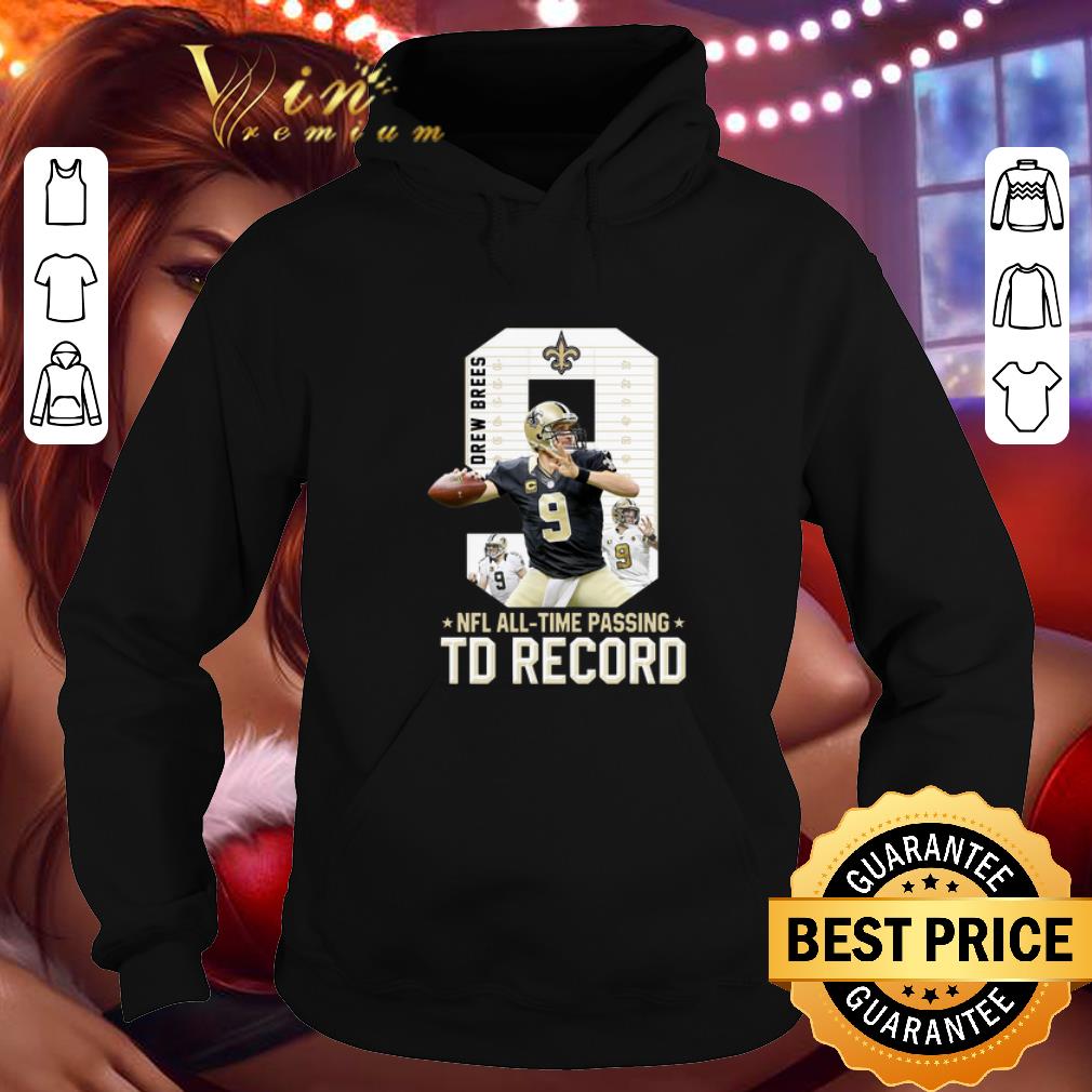 Top 09 Drew Brees NFL all time passing to record shirt