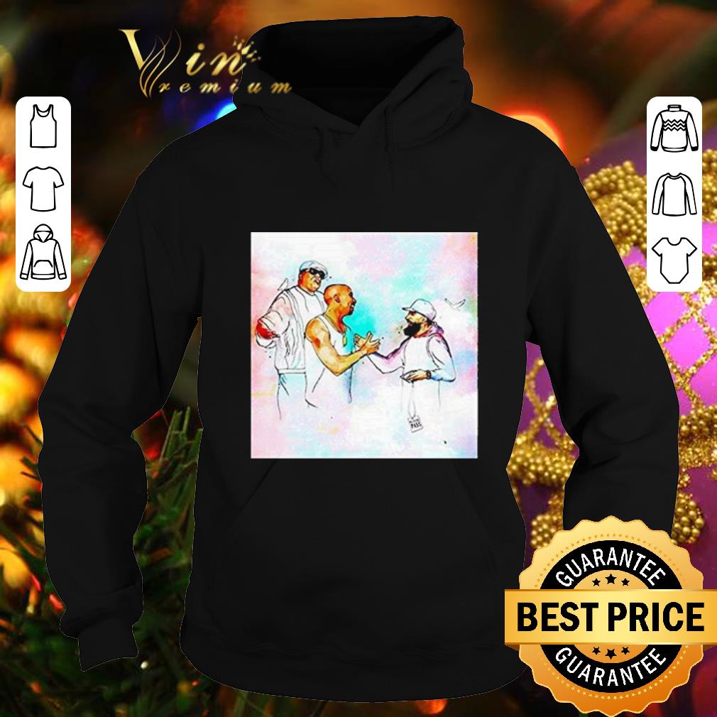Top 2Pac feat Nipsey Hussle and B.I.G in Heaven shirt