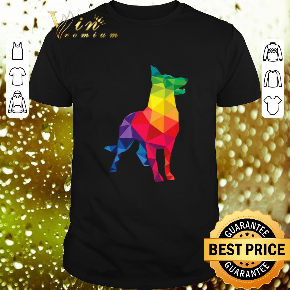 Top German Shepherd dog Gay Pride LGBT shirt 6