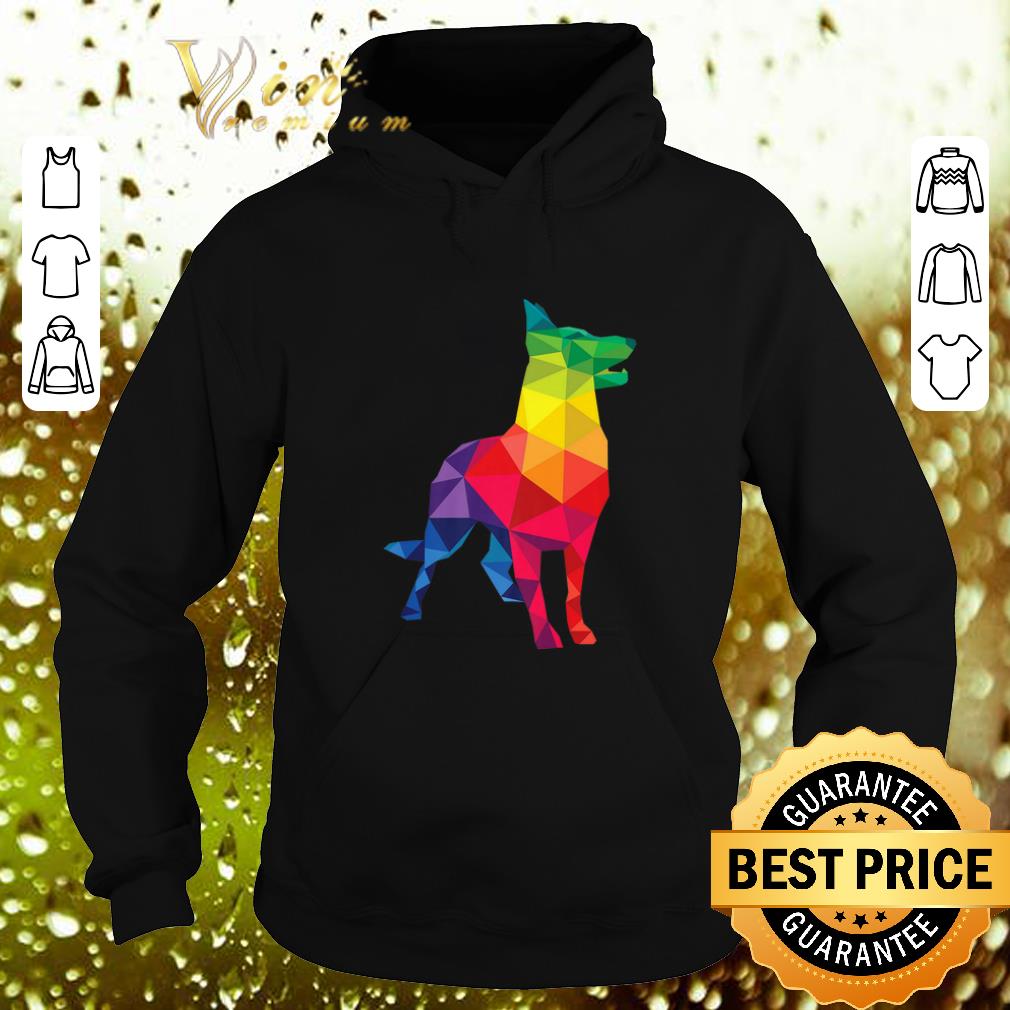 Top German Shepherd dog Gay Pride LGBT shirt