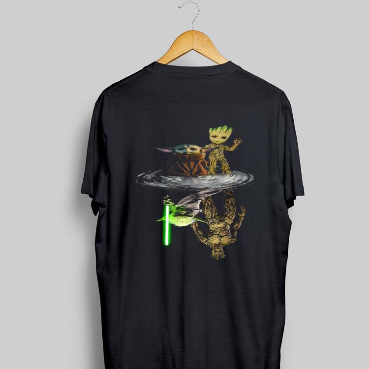 Water Reflection Master Yoda and Groot sweater 9