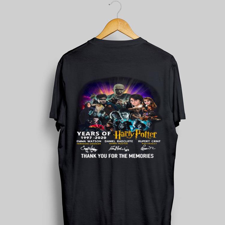 23 Years Of Harry Potter Thank You For The Memories Signatures shirt 9