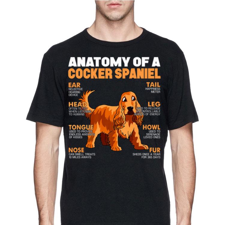 Anatomy Of A Cocker Spaniel The Function Of Dog's Part shirt 12 Anatomy Of A Cocker Spaniel The Function Of Dog's Part shirt